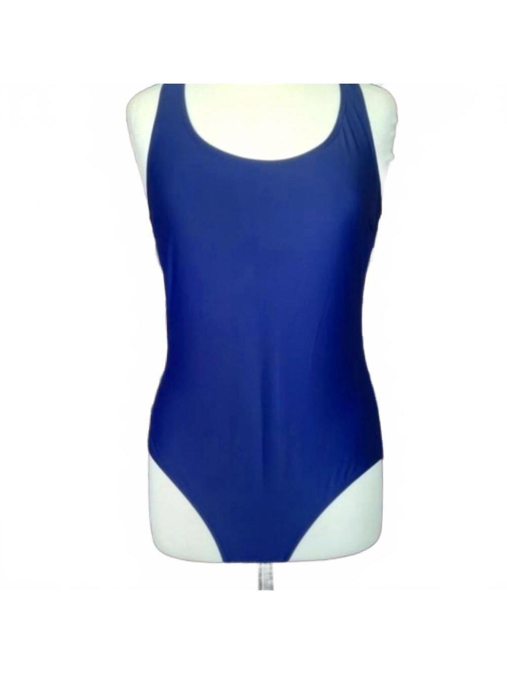 on the Beach Navy Blue One Piece Swimsuit Size 14
